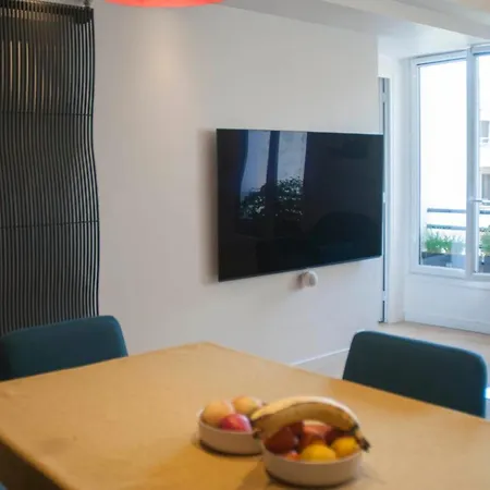 Nice Duplex With Wifi And Clim In Paris Daire *